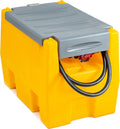 TECSPACE 58 Gallon Gasoline Tank, Portable Fuel Tank With 12V Electric Fuel Transfer Pump