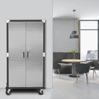 Seville Classics UltraHD Steel Storage Cabinet, 36 In.W x 18 In.D x 72 In.H