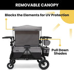 Jeep Wrangler Deluxe 4 Seater Stroller Wagon By Delta Children Premium Quad Stroller Wagon
