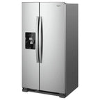 36-inch Wide Side-by-Side Refrigerator, 24 Cu. Ft. Stainless Steel