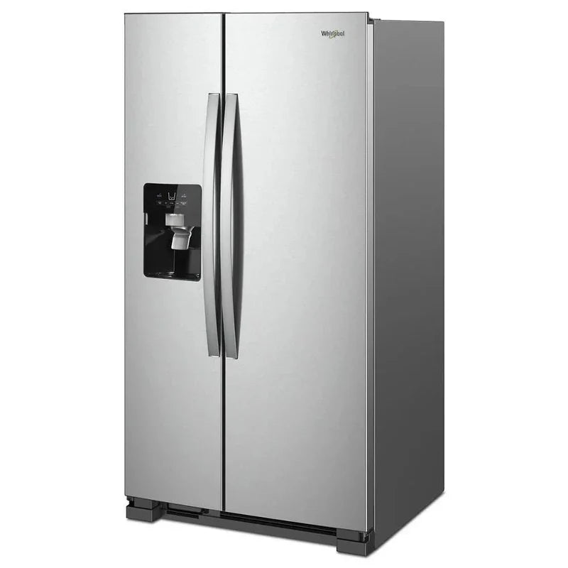36-inch Wide Side-by-Side Refrigerator, 24 Cu. Ft. Stainless Steel