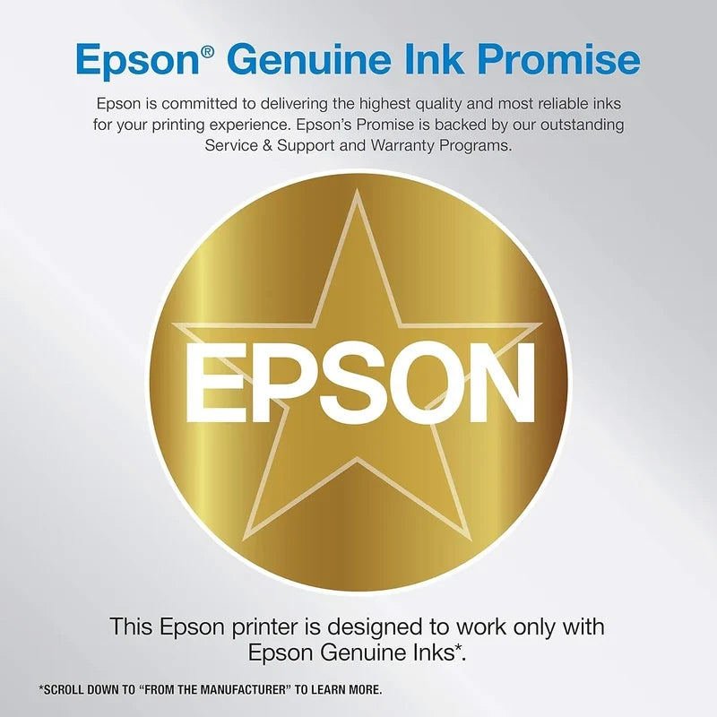 ET-4800 Wireless All-in-One Cartridge-Free Supertank Printer With Scanner, Copier, Fax, ADF And Ethernet, Ideal-For Your Home