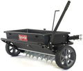 100 Lb, Approx. 45 Kg Trailed Lawn And Garden Spreader/Seeder/Fertilizer Spreader For Seeds, Fertilizer, Salt, Road Salt