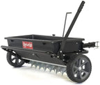100 Lb, Approx. 45 Kg Trailed Lawn And Garden Spreader/Seeder/Fertilizer Spreader For Seeds, Fertilizer, Salt, Road Salt