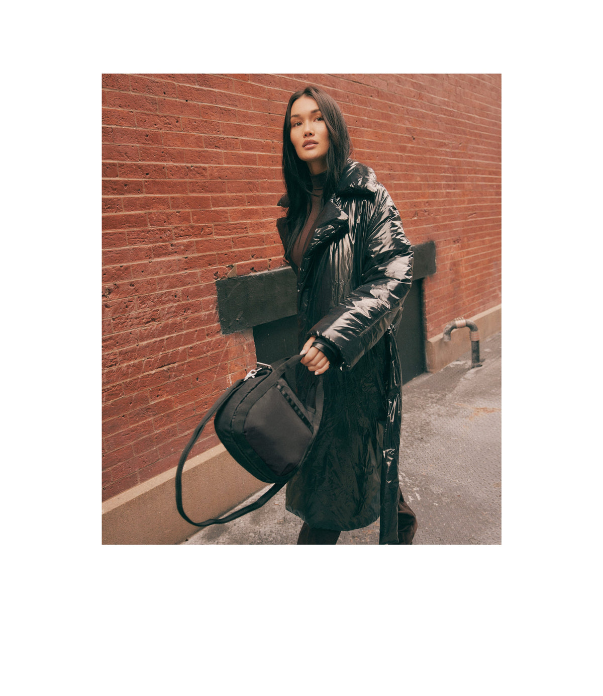 Small Jenni Crossbody - Black solid view 2