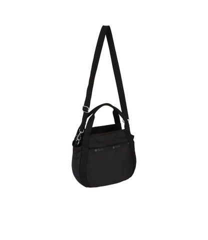 Small Jenni Crossbody - Black solid view 3
