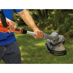 Black Plus Decker 20V Cordless String Trimmer And Edger, 2Ah, Lithium Ion Battery Included