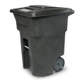 Toter 96 Gallon Trash Can With Smooth Wheels And Lid