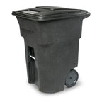 Toter 96 Gallon Trash Can With Smooth Wheels And Lid