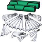 Sk 42-Piece Wrench Set, Sae And Metric, SuperKrome Finish