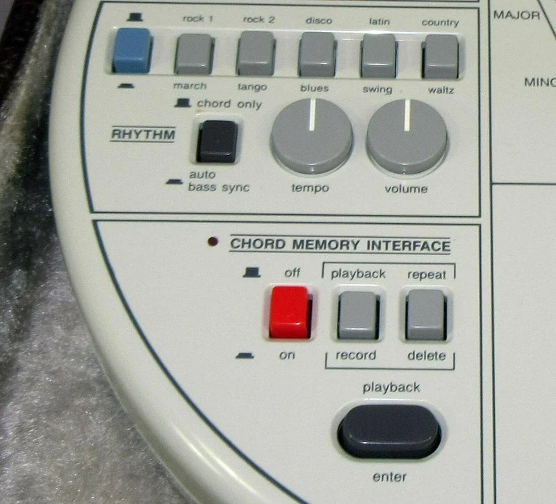 Suzuki Omnichord Om 84 System Two w/Hard Case Power Supply Manual Tested Works