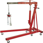 Strongway Hydraulic Engine Hoist With Load Leveler, 2-Ton Capacity, 1 In.-82 5/8 In. Lift Range