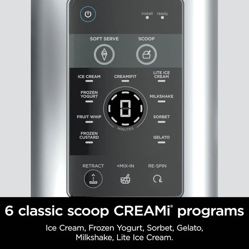 Ninja Swirl By CREAMi Ice Cream And Soft Serve Maker, Sorbet, Milkshake, Frozen Yogurt, Low Calories Program And More, 13-in-