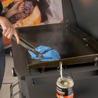 28 In. Blackstone Griddle 2080 With Hood XL Griddle Original 3-Burner Outdoor Flat Top Grill, With Blackstone Griddle