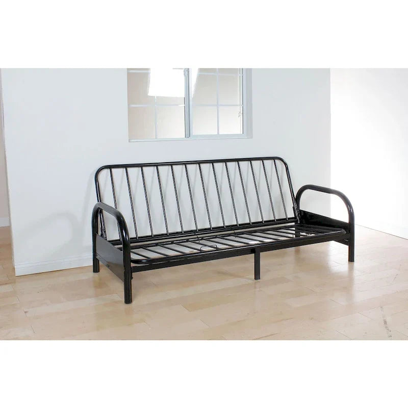 Alfonso Adjustable Frame For Futon, Black Metal