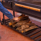 Backyard Discovery Argentine Santa Maria XL Wood Fire And Charcoal Steel Grill, Asado Clamp