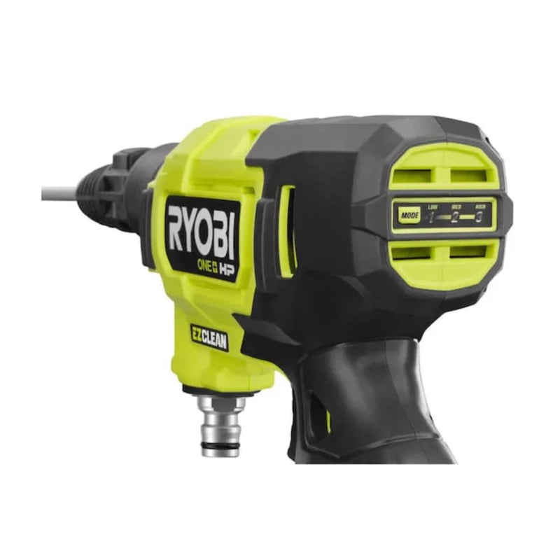Ryobi One Plus HP 600 PSI At 0.7 Gpm 18V Cordless Electric Cold Water Power Cleaner, 20 Ft. Siphon Hose