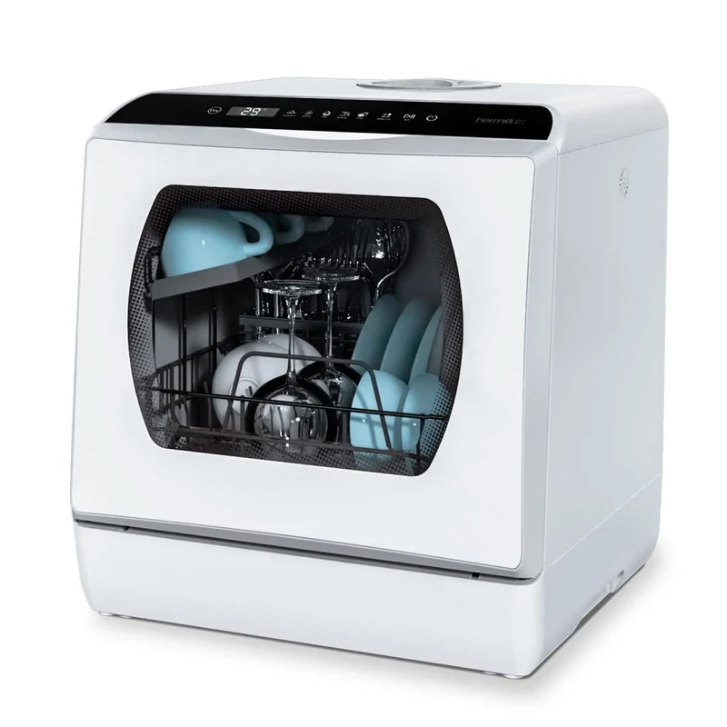 Hermitlux Countertop Dishwasher With 5-Liter Built-In Water Tank