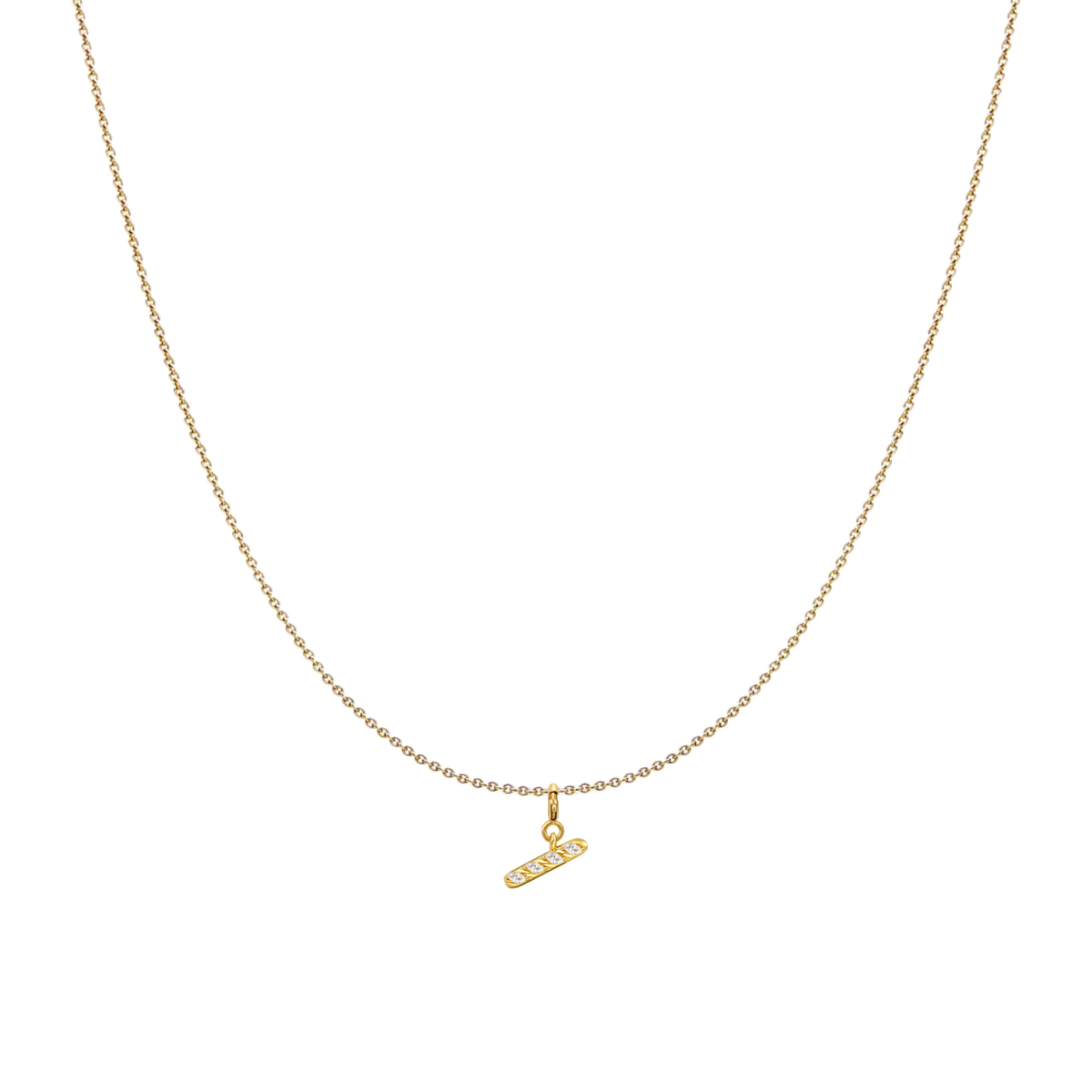 Baguette Necklace