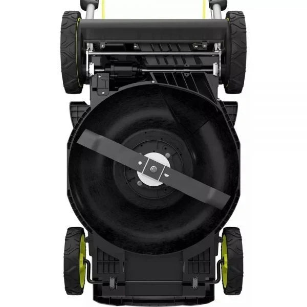 Ryobi 40V Brushless 20 In. Walk Behind Self-Propelled Mower/String Trimmer/Leaf Blower With 2 Batteries And 2 Chargers