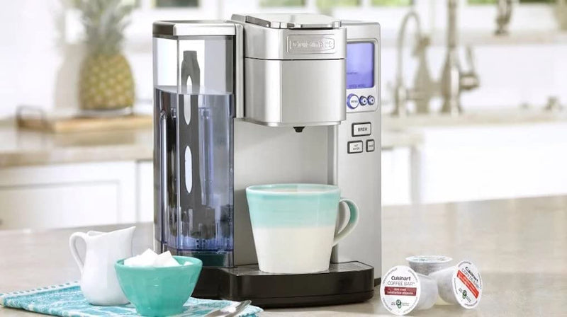 Cuisinart SS-10P1 Coffee Maker Single Serve 72-Ounce Reservoir Coffee Machine, Programmable Brewing And Hot Water Dispenser