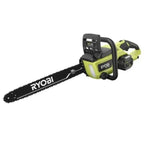 Ryobi 18 40V Cordless Chainsaw Kit With Battery And Charger, Green