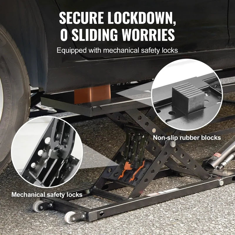 Portable Car Lift 5000 Lbs Automatic Car Lift System Jack For Home Garage