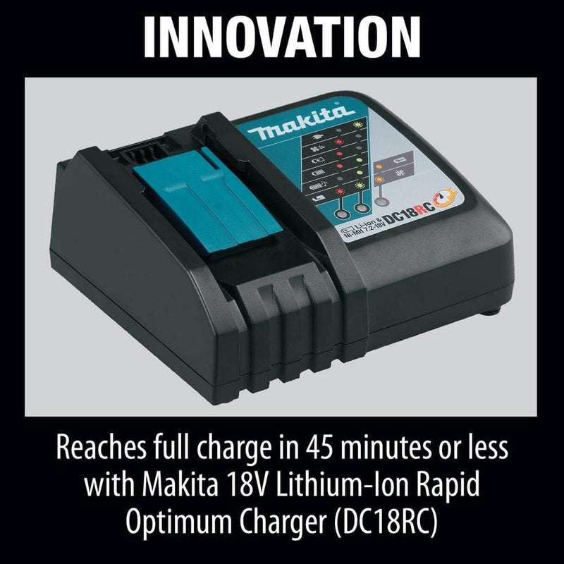 18-Volt Lxt Battery And Rapid Optimum Charger Starter Pack, 5.0Ah With Bonus 18V Lxt Brushless Cut-Off/Angle Grinder