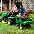 John Deere S100 Ride-On Lawnmower, 107 Cm, 42 In. Cutting Width, 17.5 Hp Petrol Hydrostatic Drive