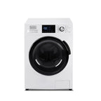 Black Plus Decker 2.7 Cu. Ft. All-in-One Washer And Dryer Combo In White BCW27MW