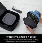 Ninja Crispi 5-in-1 Portable Glass Air Fryer Cooking System Small And Large Batch Containers