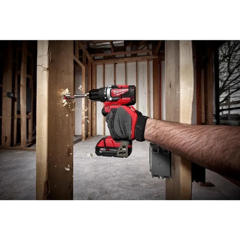 M18 18V Lithium-Ion Brushless Cordless Compact Drill/Impact Combo Kit, 2-Tool With 2 2.0Ah Batteries, Charger And Bag 2892-22
