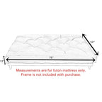 TruPedic Full Granite Grey 12-inch Futon Mattress
