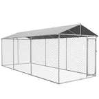 PawHut 19.7' x 7.5' x 7.5' Outdoor Dog Kennel With Waterproof Roof