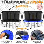 Jumpzylla 8 Ft. Trampoline Outdoor With Enclosure For Kids