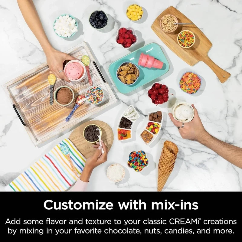 Ninja Swirl By CREAMi Ice Cream And Soft Serve Maker, Sorbet, Milkshake, Frozen Yogurt, Low Calories Program And More, 13-in-