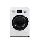 Black Plus Decker 2.7 Cu. Ft. All-in-One Washer And Dryer Combo In White BCW27MW