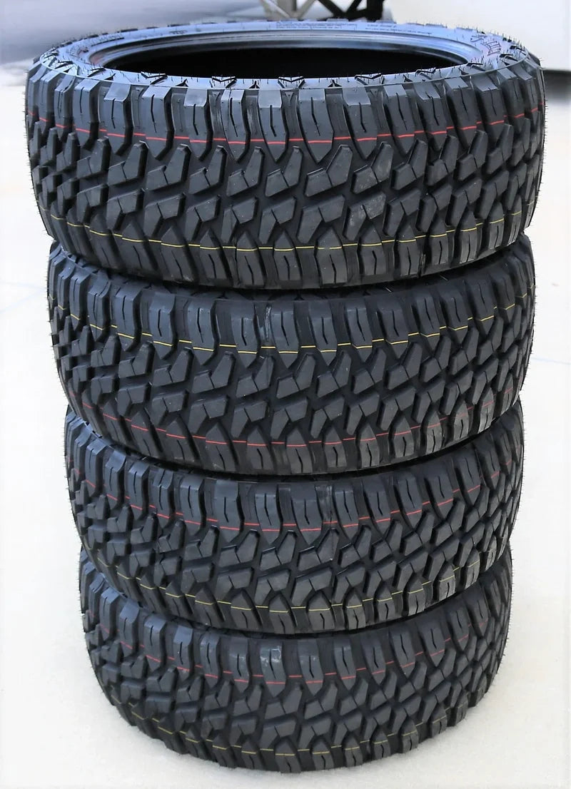 Set Of 4, Four 275/65R20 126/123Q E, 10 Ply M/T Mud Tires