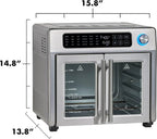 Emeril Lagasse Extra Large French Door Air Fryer Toaster Oven Combo, 24 Cooking Functions