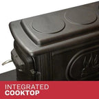 900 Square Feet EPA-exempt Cast Iron Stove
