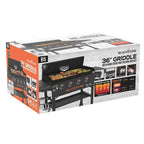 Blackstone Original 4-Burner 36 In. Propane Omnivore Griddle With Hard Cover
