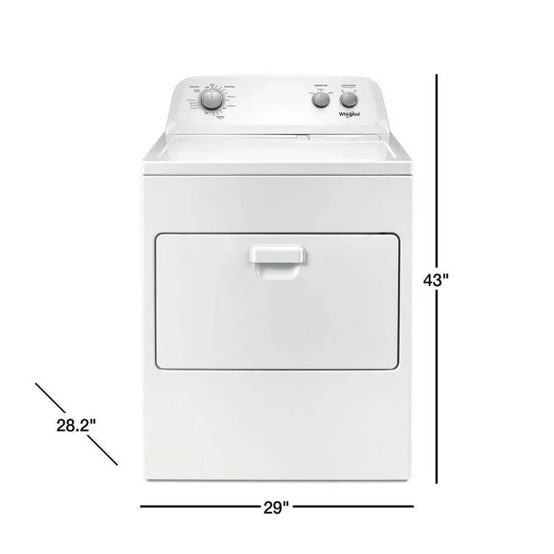 Whirlpool 7.0 Cu. Ft. Electric Dryer, AutoDryTM System, Wrinkle ShieldTM, White