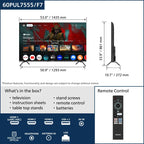 Philips 60 Class 4K Ultra HD, 2160p Google Smart LED TV, 60PUL7555/F7