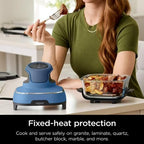 Ninja Crispi 5-in-1 Portable Glass Air Fryer Cooking System Small And Large Batch Containers