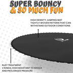 Jumpzylla 8 Ft. Trampoline Outdoor With Enclosure For Kids