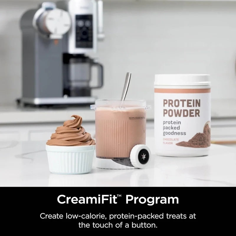 Ninja Swirl By CREAMi Ice Cream And Soft Serve Maker, Sorbet, Milkshake, Frozen Yogurt, Low Calories Program And More, 13-in-