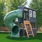 Kids Kidkraft Cozy Escape Playhouse In Navy Installation Included