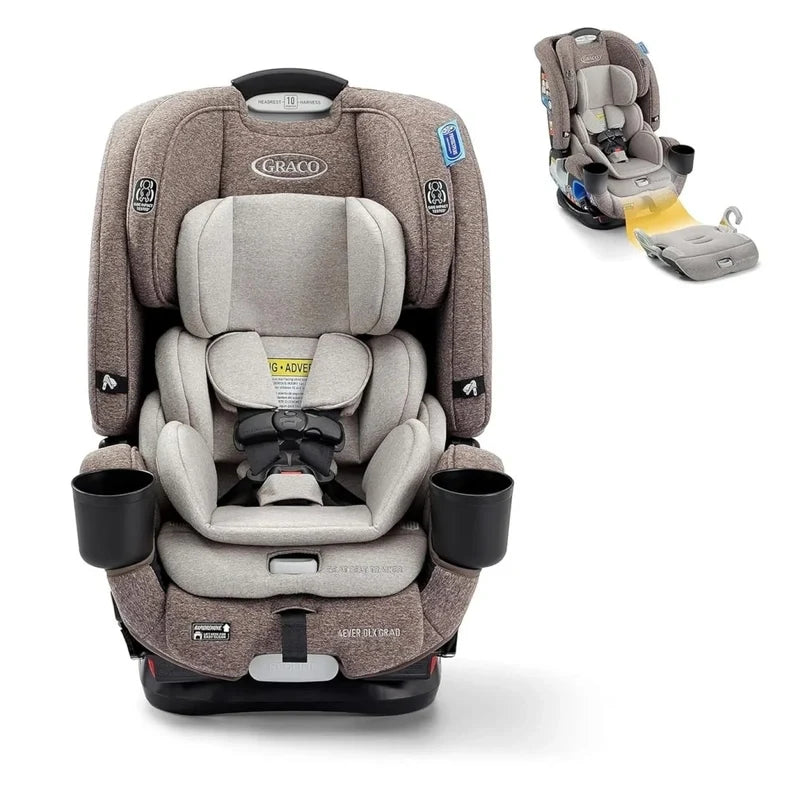 4Ever Dlx 4-in-1 Child Car Seat, Charlie, Rear-Facing, Forward-Facing And Booster Seat