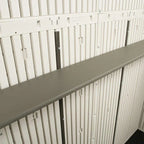 Side Entrance, 4.57 M W x 2.44 M D, Plastic Tool Shed