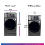 Profile 4.8 Cu. Ft. UltraFast Combination Washer-Dryer With Ventless Heat Pump Technology In Carbon Graphite